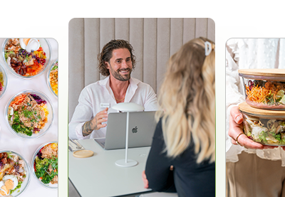 howto-step-1 Mittagessen mit Mitarbeitern